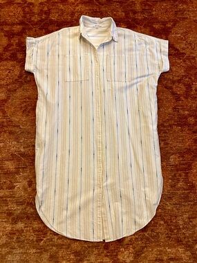 Madewell Lakeside stripe button down dress. Size XL.